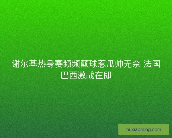 谢尔基热身赛频频颠球惹瓜帅无奈 法国巴西激战在即